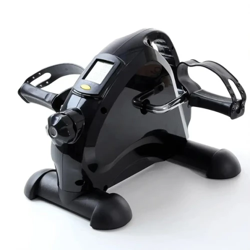 Mini Bike Ergométrica Preta Fisioterapia Simulação Bicicleta Portátil Pro