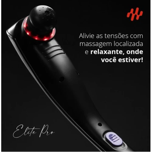 Massageador Elétrico Profissional Elite Pro Corporal Portátil Infra