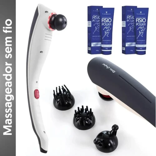 Massageador Sem Fio Corporal Elétrico Relax Confort Profissional