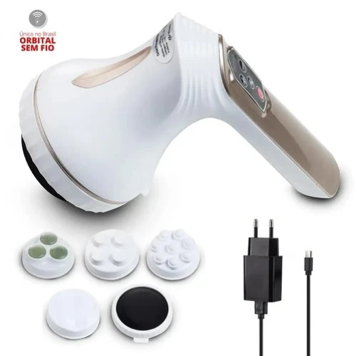 Massageador Profissional Orbital Sem Fio Action Plus Relaxshop