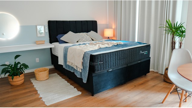 Colchão Ortopédico c/ Massageador | SonoHer Premium | Preto