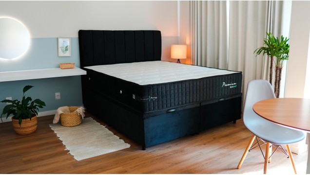 Colchão Ortopédico c/ Massageador | SonoHer Premium | Preto