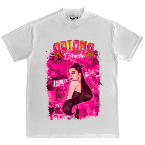 Camiseta Cantora Ariana Grande Personalizada