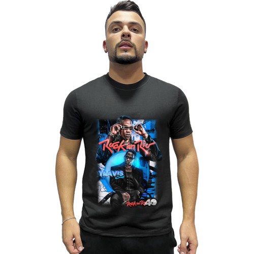 Camiseta Personalizada Trap Travis Scott Rock Rio