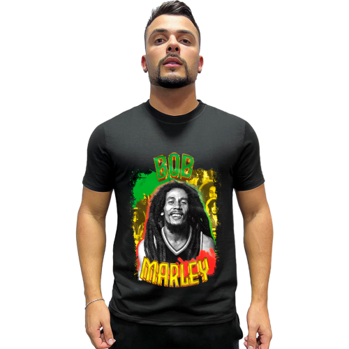 Camiseta Lengends Cantor Bob Marley Personalizada