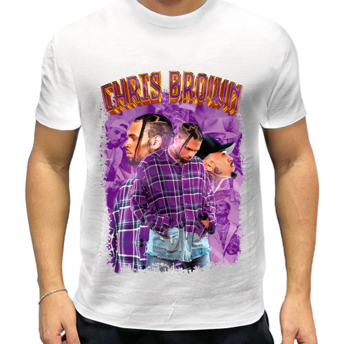 Camiseta Personalizada Chris Brown 