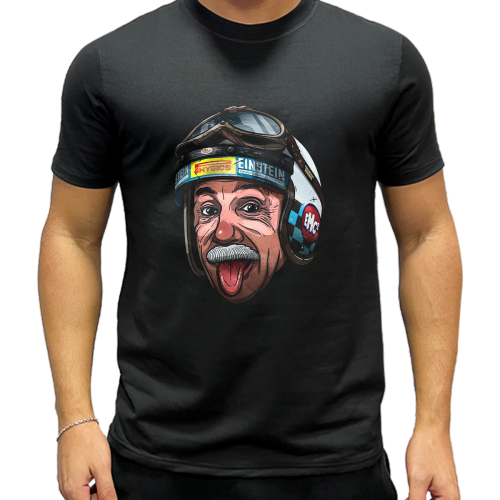 Camiseta Personalizada Albert Einsten Caricatura