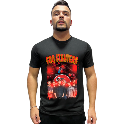 Camiseta Foo Fighters  Banda de Rock Legends Personalizada