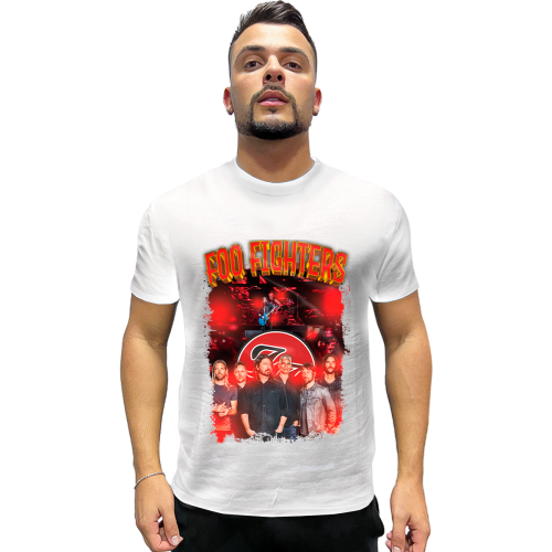 Camiseta Foo Fighters  Banda de Rock Legends Personalizada