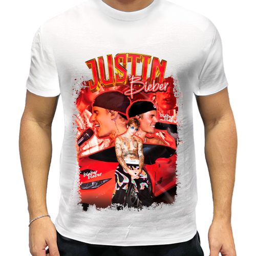 CAMISETA PERSONALIZADA ASTRO JUSTIN BIEBER 
