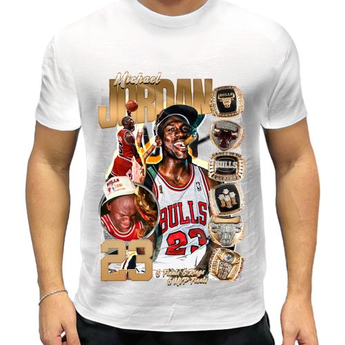 Camiseta Personalizada  Michael Jordan The Champion