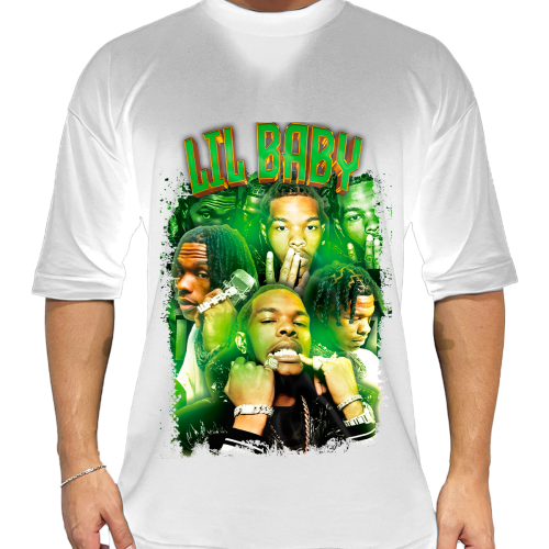 Camiseta Legends Lil Baby Oversized bco