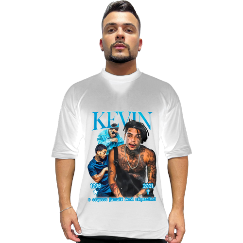 Camisa Mc Kevin Artista Street  Oversized Personalizada
