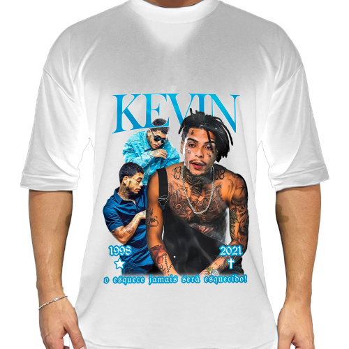 Camisa Mc Kevin Artista Street  Oversized Personalizada