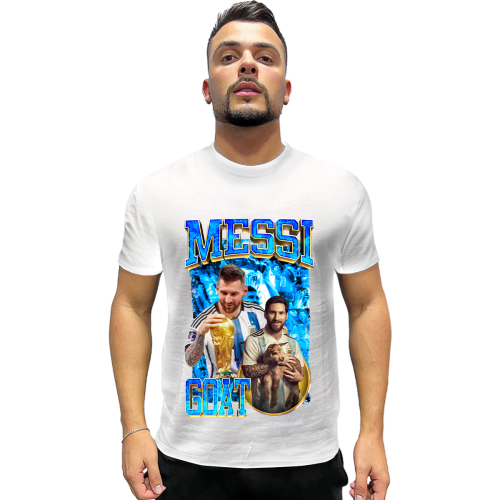 Camiseta Personalizada Jogador Messi Seleção Argentina