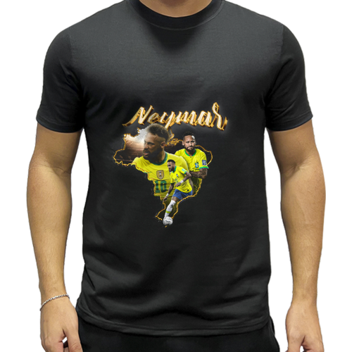 Camiseta Personalizada Neymar JR 10 Brasil