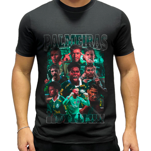 Camiseta Personalizada Palmeiras Bi Campeão  SuperCopa
