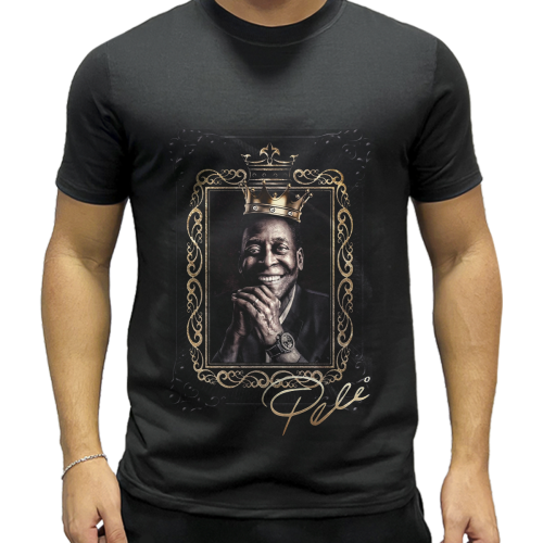 Camiseta Personalizada Do Rei do Futebol Pelé