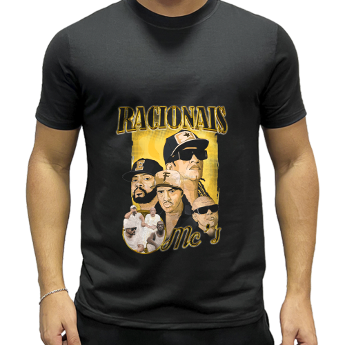 Camiseta Personalizada Racionais MC´S Grupo de Rap Nacional