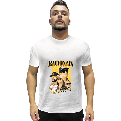 Camiseta Personalizada Racionais MC´S Grupo de Rap Nacional