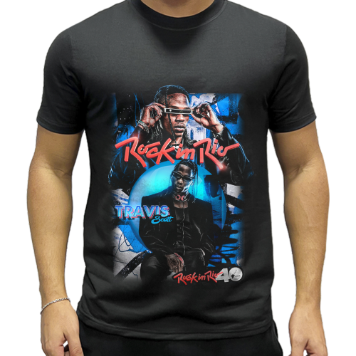 Camiseta Personalizada Trap Travis Scott Rock Rio