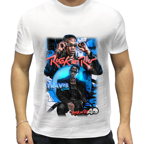 Camiseta Personalizada Trap Travis Scott Rock Rio